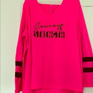 Lane Bryant Stand up to Cancer shirt